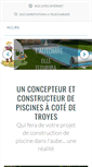 Mobile Screenshot of ferte-piscines.fr